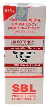 SBL Sanguinaria Nitricum 0/28 LM