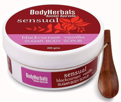 Bodyherbals Sensual Blackcurrant and Vanilla Sugar Body Scrub 200g