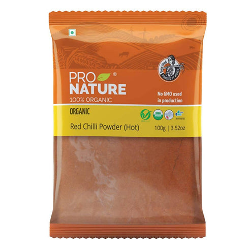 Pro Nature Organic Red Chilli Powder |Hot