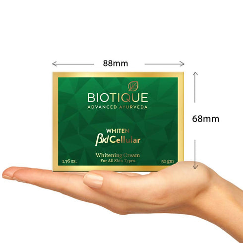 Biotique Advanced Ayurveda Bxl Cellular Whitening Cream For All Skin Types 50g