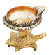 Brass Oil Lamp Deepak On Tortoise 0.045kg