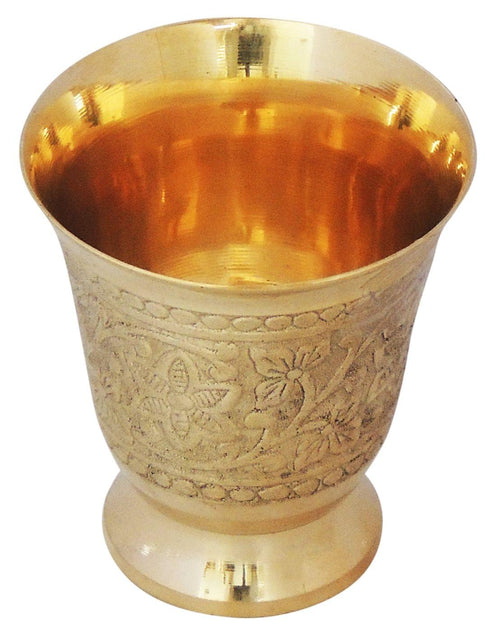 Pure Brass Glass 0.145Kg(Pack of 16)