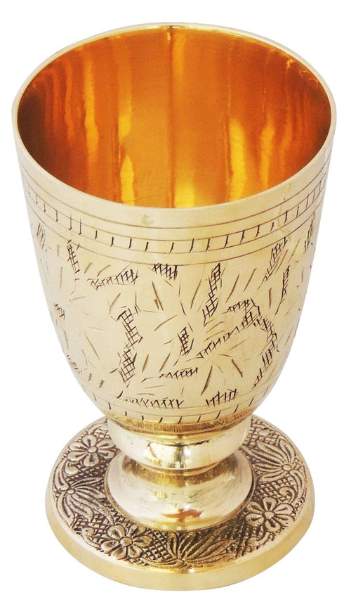 Pure Brass Glass 0.28Kg(Pack of 12)