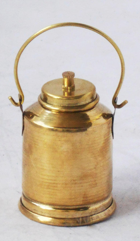 Brass Milk Bucket Miniature For Children 0.04Kg