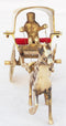 Brass Horse Cart Statue 0.42Kg