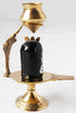 Brass Shiv Ling Black Stone 0.1Kg
