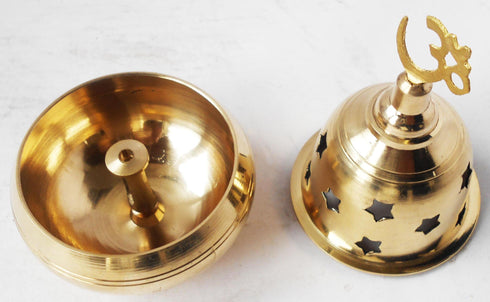 Brass Apple Goblet Deepak 0.16Kg