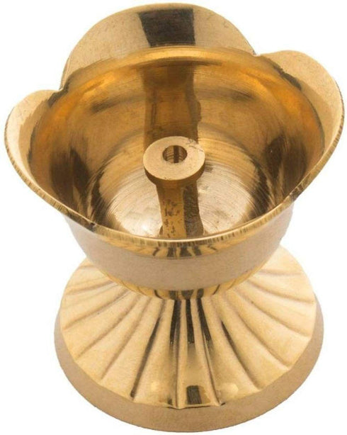 Brass Gulab Deepak 0.06Kg