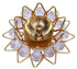 Brass Fancy Bowl Crystal Deepak 0.08Kg