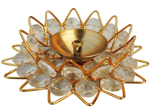 Brass Fancy Bowl Crystal Deepak 0.14Kg