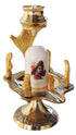 Brass Shivparivaar White Stone 0.13Kg