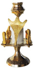 Brass Shivparivaar White Stone 0.13Kg