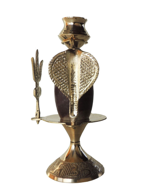 Brass Nav Dev Shiv Ling 0.26Kg