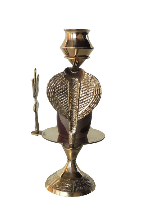 Brass Nav Dev Shiv Ling 0.3Kg