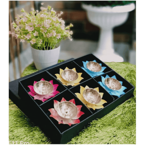 Brass Decorative Deepak Pack Of 6 Pcs 0.025Kg