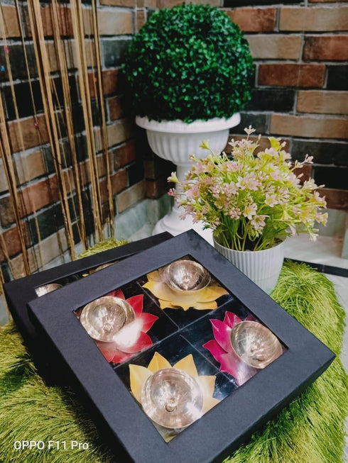 Brass Decorative Deepak Pack Of 4 Pcs. 0.03Kg