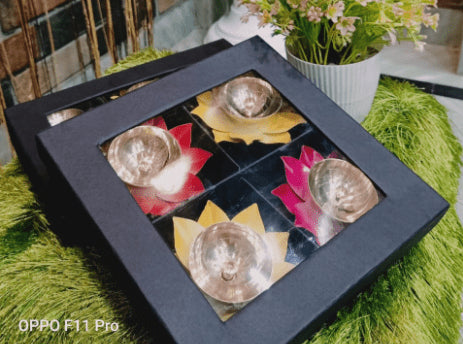 Brass Decorative Deepak Pack Of 4 Pcs. 0.03Kg