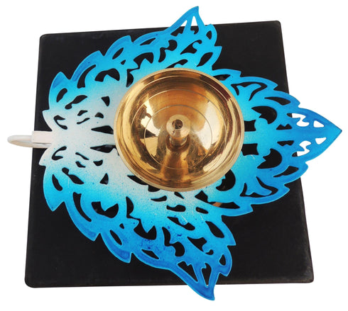 Brass and Iron Decorative Table Decor Diya 0.12Kg