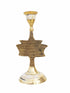 Brass Table Lotus Candle Stand 0.26Kg