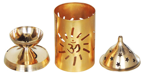 Brass and Iron Om Deepak | Akhand Joyti Diya 0.2Kg