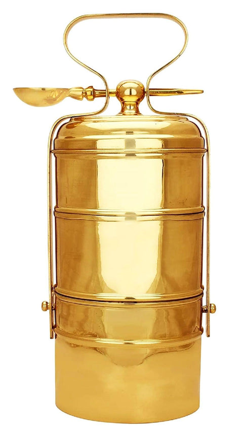 Brass Lunch Box Tiffin Box 1.5Kg