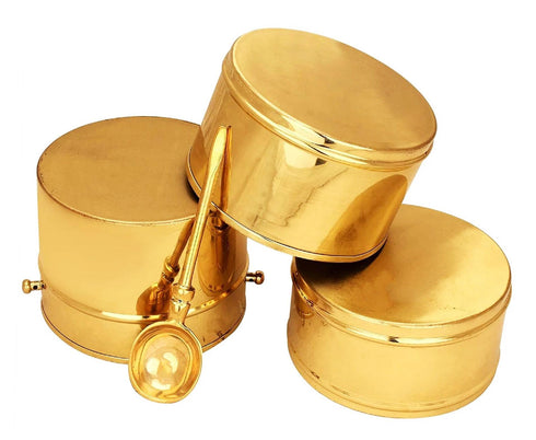 Brass Lunch Box Tiffin Box 1.5Kg