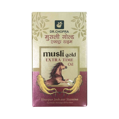 Dr Chopra Musli Gold Extra Time Oil for Men-15ml