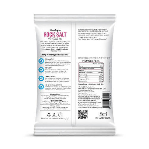 Nature Land Organics Himalayan Pink Rock Salt