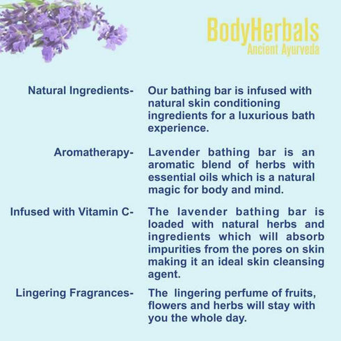 Bodyherbals Relax Hand Made Lavender Bathing Bar
