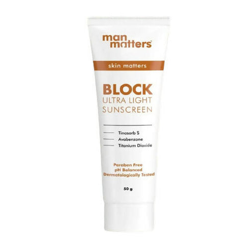 Man Matters BLOCK Ultra Light Sunscreen
