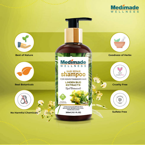 Medimade Wellness Hair Repair Shampoo with Linden Bud Extracts
