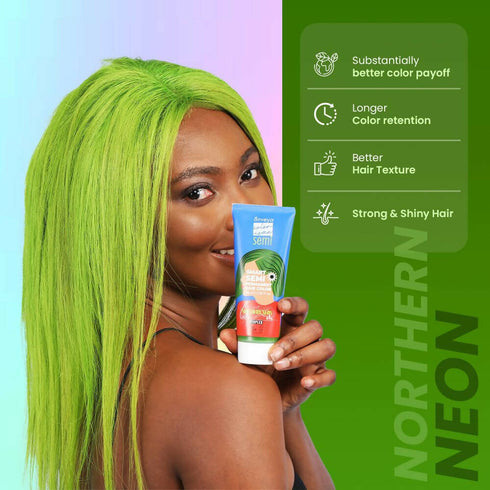 Anveya Semi Permanent Hair Color | Northern Neon