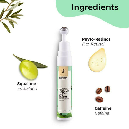 Pilgrim Squalane Roll-On Under Eye Cream Serum