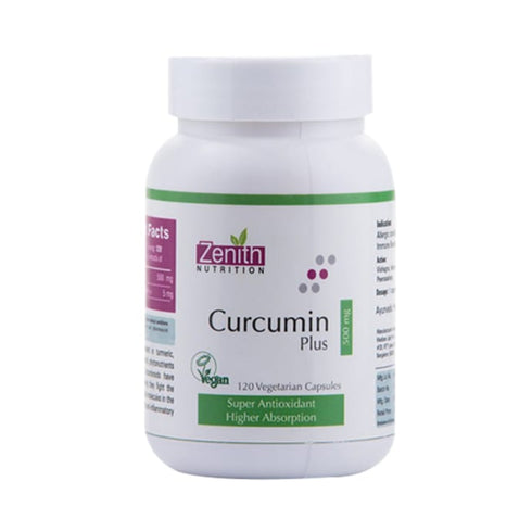 Zenith Nutrition Curcumin Plus 500mg Capsule 120 capsules