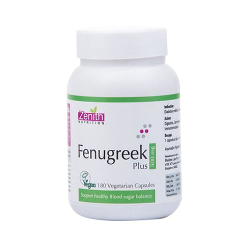 Zenith Nutrition Fenugreek Plus 500mg Capsule 180 capsules
