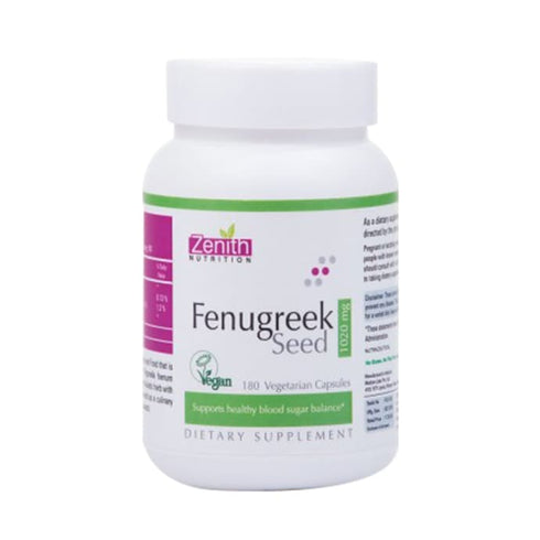 Zenith Nutrition Fenugreek Seed 1020mg | 120 Capsule