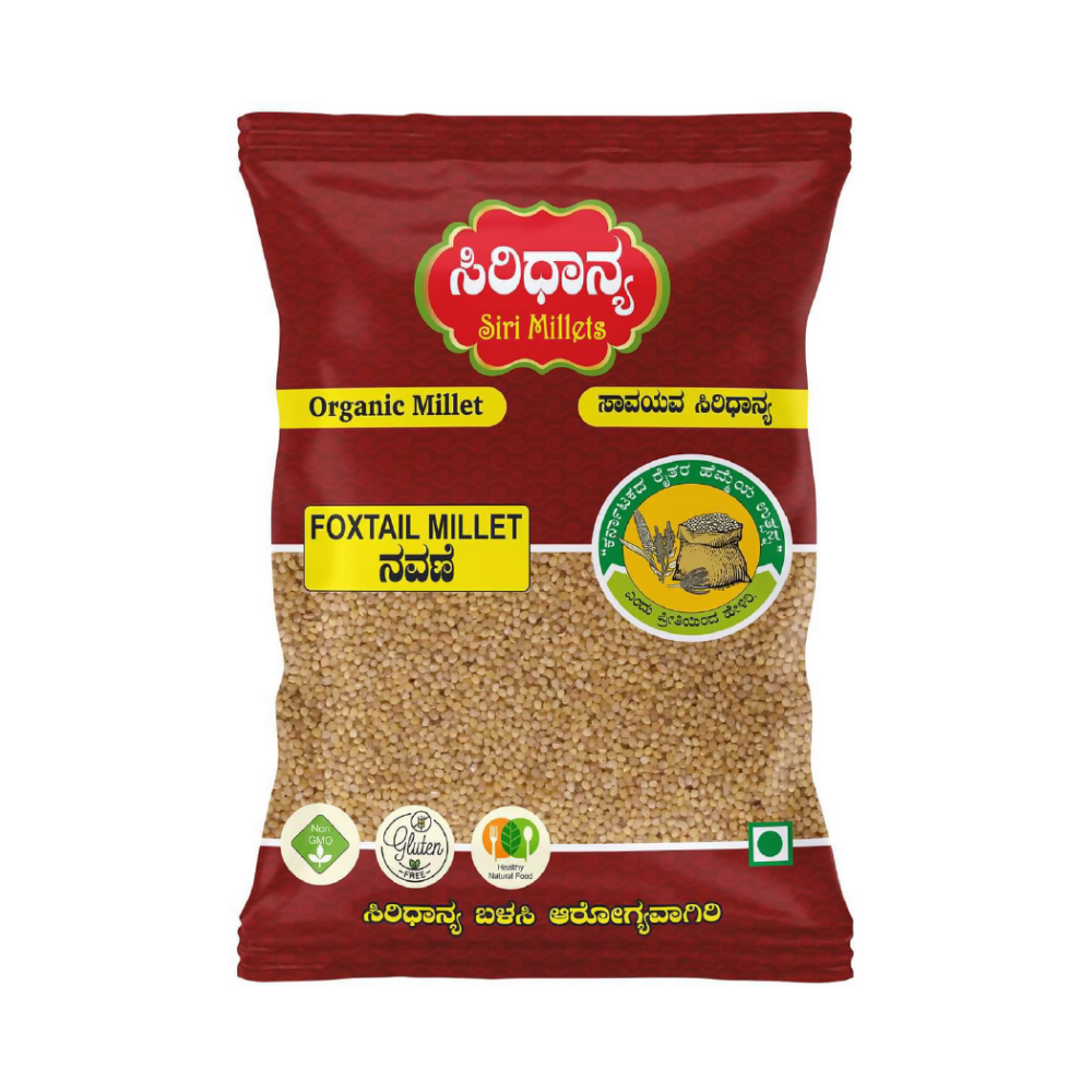 Siri Millets Organic Foxtail Millet Unpolished and Processed Grains