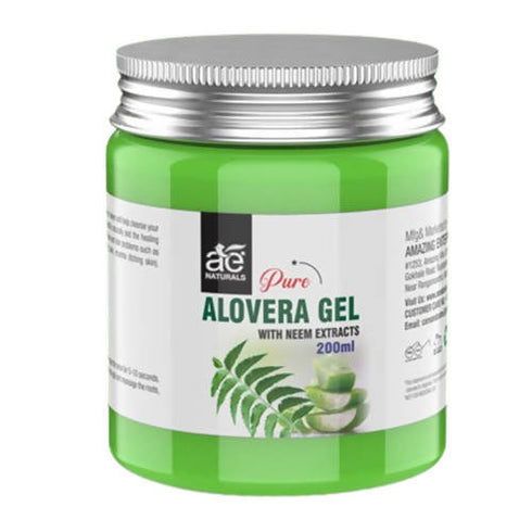 Ae Naturals Pure Aloevera Gel With Neem Extracts 200 ml