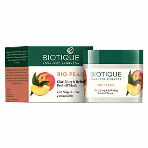 Biotique Advanced Ayurveda Bio Peach Clarifying & Refining Peel-Off Mask 50g