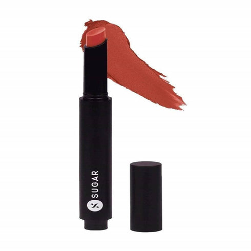 Sugar Click Me Up Velvet Lipstick Foxy Fawn | Burnt Red Brown Nude/Rusty Nude