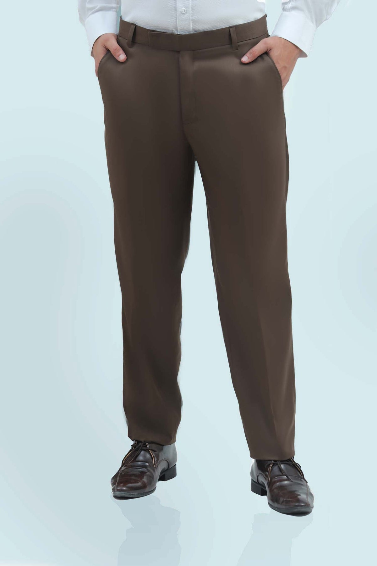 BLUEBIRD MEN'S COFFEE FORMAL TROUSERS