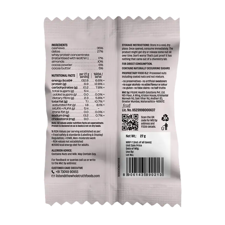Personalised Box - Pack of 48 Mini Protein Bars