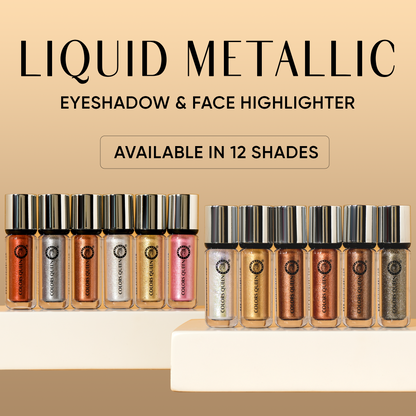 Colors Queen Liquid Metallic Eyeshadow & Face Highlighter