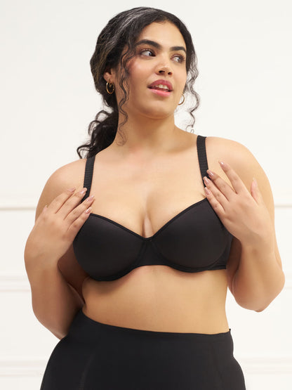 UNDERNEAT Soft Coverage T-Shirt Bra - Beige
