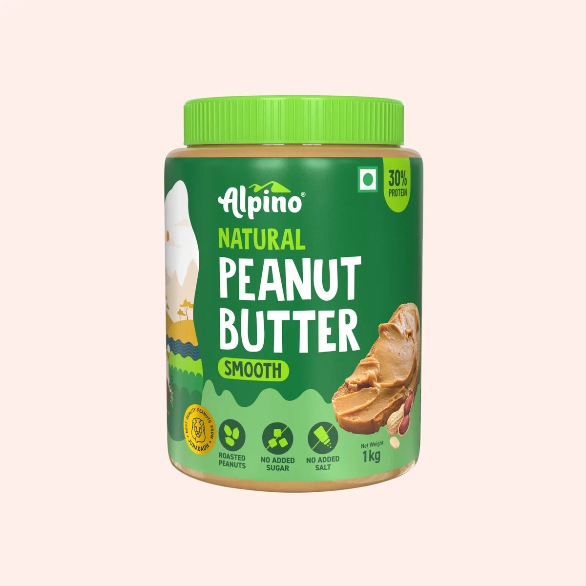 Alpino Natural Peanut Butter Smooth