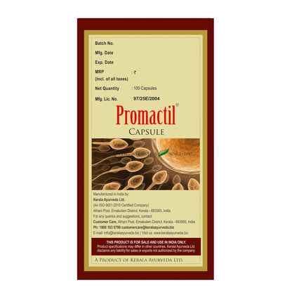 Kerala Ayurveda Promactil Capsule 100 Tabs