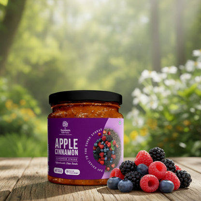 Supreem Super Foods Apple Cinnamon & Mixed Berry Spread Combo