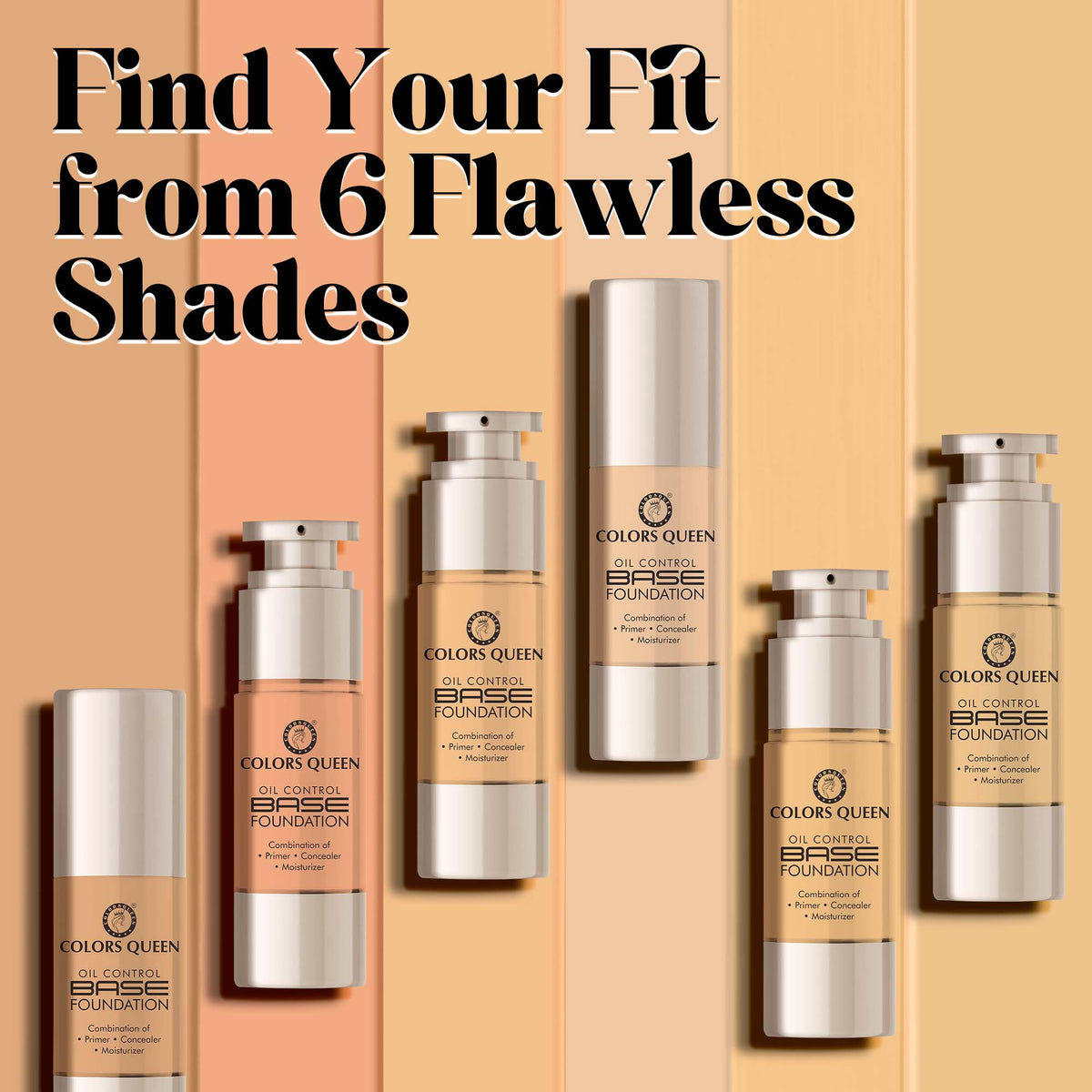 Colors Queen Oil Control Base Foundation | 30 ML