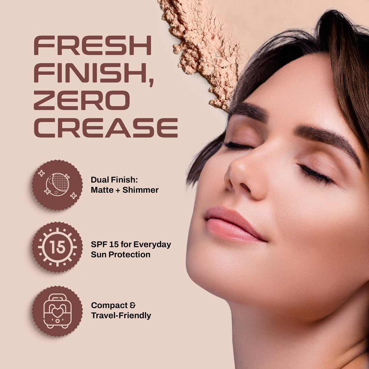 Colors Queen Fair Shine Oil Control Compact Powder | 20 Gram