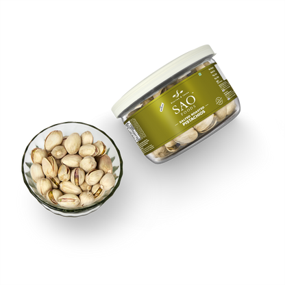 SAO Foods Salted & Roasted Pistachios 85gm